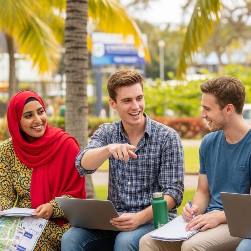 Intégration étudiant Maurice : campus et vie locale réussie.